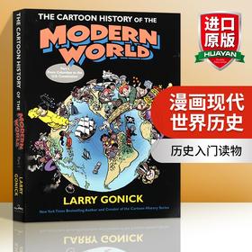 Collins 漫画现代世界历史 英文原版 The Cartoon History of the Modern World 1 英文版漫画世界史读物 进口正版书籍