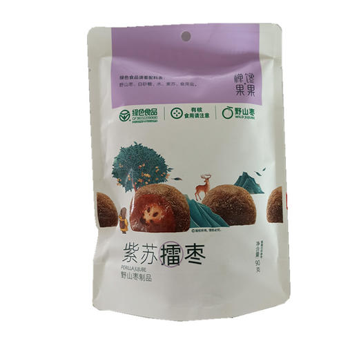 禅果馋果紫苏擂枣90g/袋 商品图1