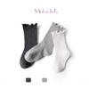 MEIKAN儿童袜子新款棉袜复古潮流女孩小学生中长筒袜2双装2100 商品缩略图1