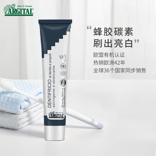 雅琪朵蜂胶碳素牙膏 75ml/支 商品图1
