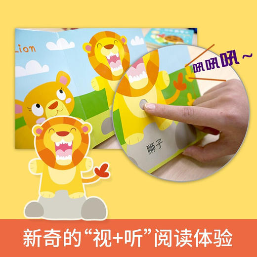 原声触摸发声书 听什么声音 全6册 0-3岁 触摸发声书 幼儿早教 中信书店 商品图3