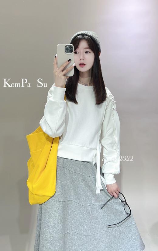 卡帕苏短款飘带卫衣 KB121066	 商品图0