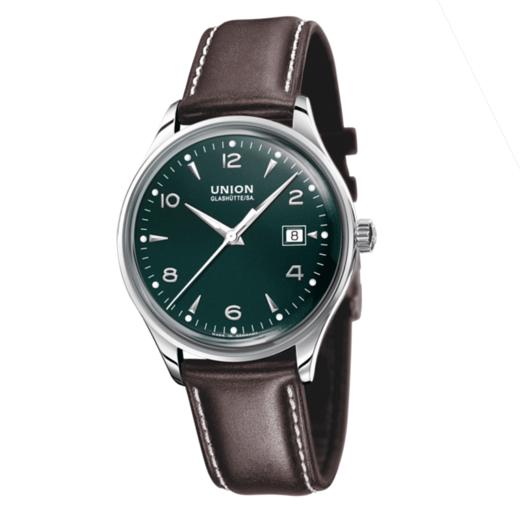 宇联（UNION GLASHÜTTE）德国手表 诺拉敏斯系列马臀皮男士自动机械日历腕表 D012.407.16.097.00 商品图1