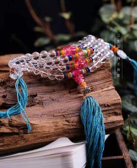 天然白水晶108颗系列~琉璃设计款