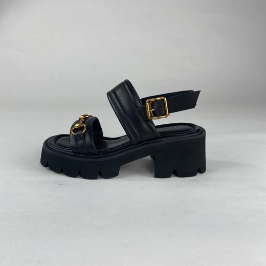 IUIU SECOND夏季金属饰扣休闲凉鞋 商品图2