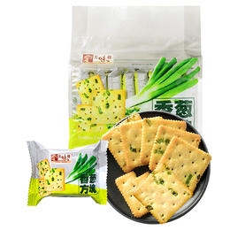 美味栈香葱方块饼干300g/包