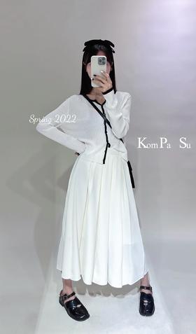 卡帕苏垂感百褶长裙 K156228		