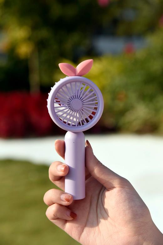 艺轩叶子手持风扇（4色）YM88513B 6*4*15.5CM 商品图4