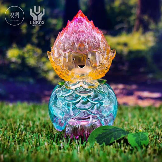 现货 Unbox 叶子精灵 彩虹 搪胶 潮流玩具 摆件 商品图0