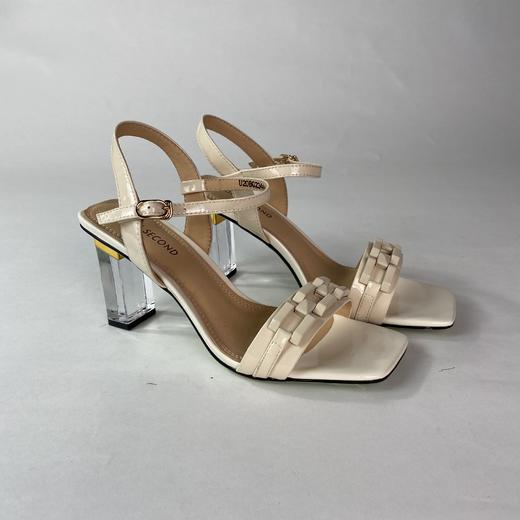 IUIU SECOND夏季时尚链条漆皮高跟凉鞋 商品图3