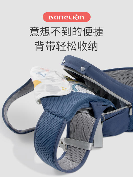 【多功能婴儿背带 开启带娃新方式】巴纳狮多功能四季透气婴儿宝宝背带腰凳 婴幼儿童背带 商品图1