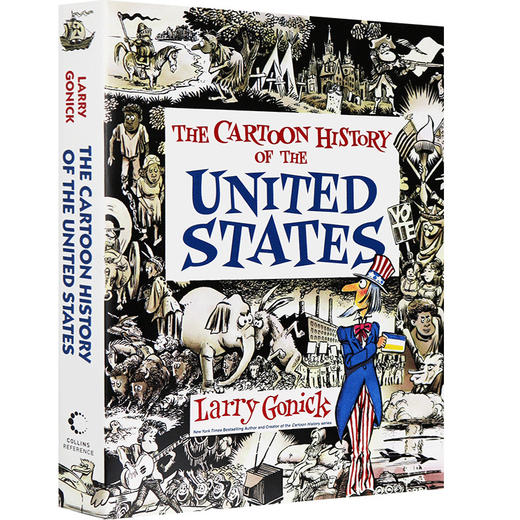 Collins 漫画美国历史入门 英文原版 Cartoon History of the United States 英文版进口书籍 商品图1