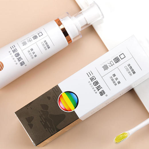 【横扫千“菌”】三金西瓜霜牙膏国家专利清新口气清洁牙齿温和去牙渍 商品图5