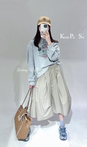 卡帕苏灰色连帽衫 K131196		