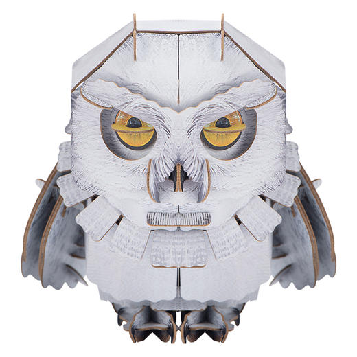 博物文创 博物x梦巴格原创STEAM TOY 雪鸮+南非犰狳蜥纸模套装 商品图4