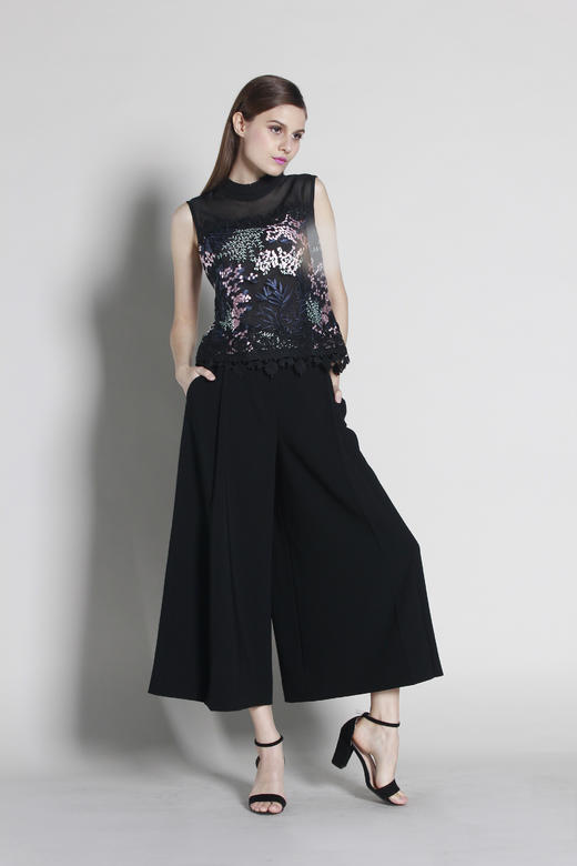 172T066--黑色T恤--安肯织物--《太阳之子--印加》 商品图4