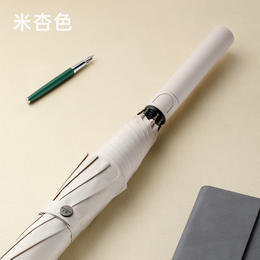 MYS-S6008-2022年新款雨伞印刷logo大号自动简约晴雨两用长柄直杆双人广告伞 商品图0