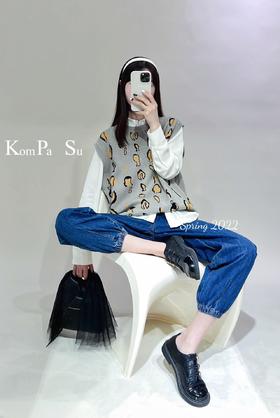 卡帕苏复古俏皮马甲 K137202	