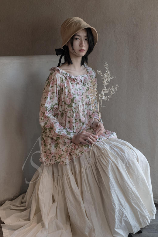 Kreuzzz  原色/黑色heia拉菲草侍女帽 商品图0