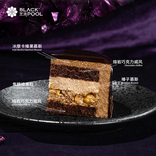 【绅士】巧克力绅士外衣，轻熔入口，内藏香浓榛子醇厚口感  巧克力蛋糕 商品图4