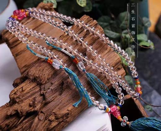 天然白水晶108颗系列~琉璃设计款 商品图2