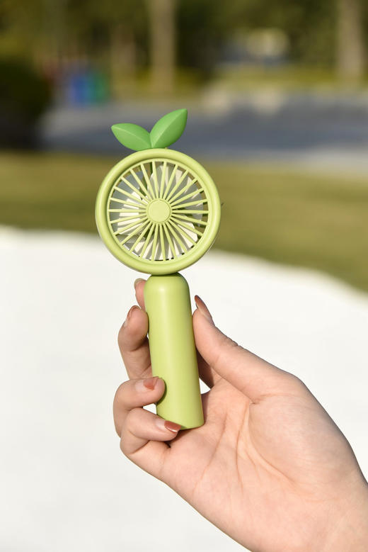 艺轩叶子手持风扇（4色）YM88513B 6*4*15.5CM 商品图3