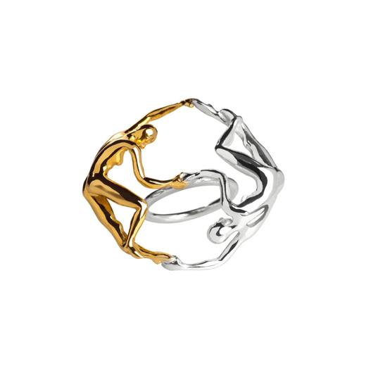 北京仓｜Paola Vilas-Danca-双人舞 雕塑 戒指［巴西设计师］ 商品图1