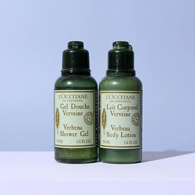 【爆款超低价预售 急单慎拍】欧舒丹马鞭草润肤乳50ml 滋润身体乳+沐浴啫喱专柜小样 旅行套装