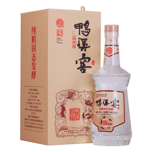 【推荐】贵州鸭溪窖酒 金窖 浓香型白酒 42度500ml*6瓶 装箱装 商品图3