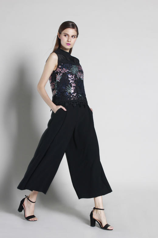 172T066--黑色T恤--安肯织物--《太阳之子--印加》 商品图3