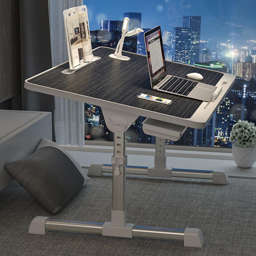 N3更稳定折叠床上桌子可升降宿舍卧室床上桌笔记本电脑游戏小桌子 商品图3