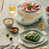 小熊电蒸锅 DZG-C60Q8 米黄色 双层蒸格+配积汁盘+不锈钢发热盘 商品缩略图4