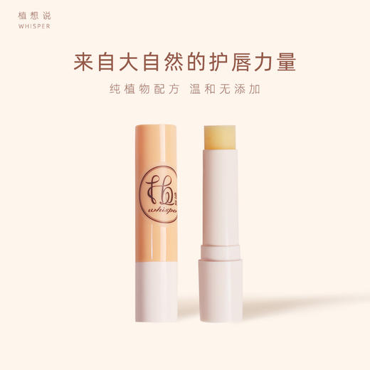 植想说天然无色淡化唇纹唇膏乳木果油润滋润无色保湿润唇膏 商品图0