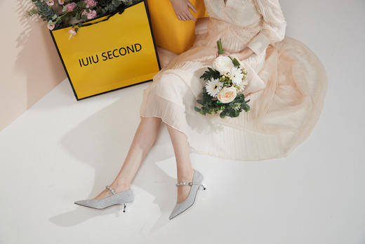 IUIU SECOND 春夏格丽特猫跟单鞋玛丽珍浅口单鞋 商品图2