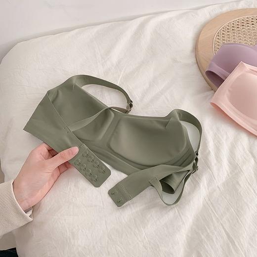 黛唯梵果冻无痕内衣女无钢圈大胸显小胸聚拢防下垂收副乳美背学生文胸罩 商品图2