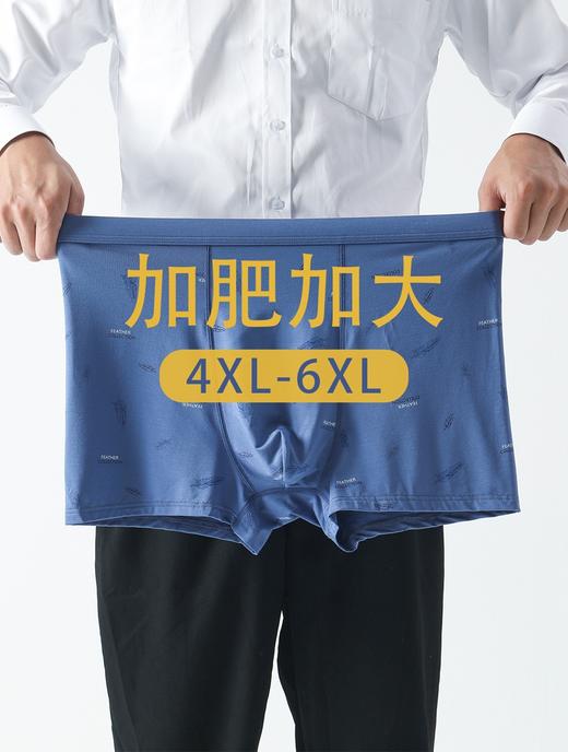 【两条装】男士莫代尔50支莫丽尔冰丝印花加肥加大肥佬裤大码裤23639/33639/3287/13287/8824/8825 商品图5