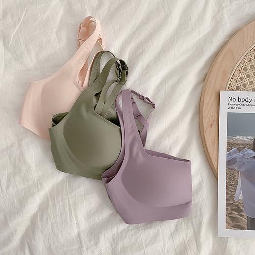 黛唯梵果冻无痕内衣女无钢圈大胸显小胸聚拢防下垂收副乳美背学生文胸罩 商品图8