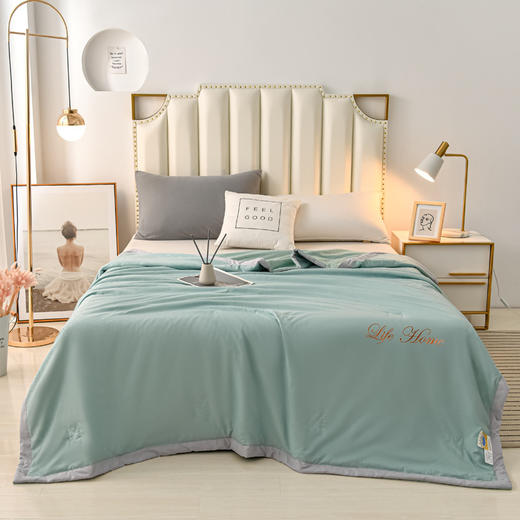2022新款简约大豆纤维夏凉被空调被夏被薄款可水洗夏凉被 -优选好物W仓 商品图5