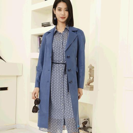 宗洋zongyang女装2022春季新品女士中长款气质显瘦风衣外套BCL3ZF7830Y-47 商品图3