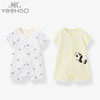 英氏婴儿哈衣熊猫满印短襟蛤开衫短袖圆领连体服夏季YLABJ22007A YLABJ22008A 商品缩略图0