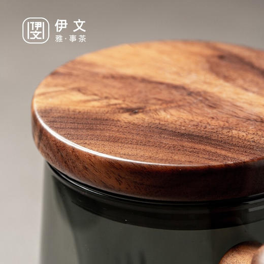 茶水分离泡茶杯玻璃杯带盖过滤茶杯水杯大容量杯子男女 逗号恒温垫O2e 商品图8