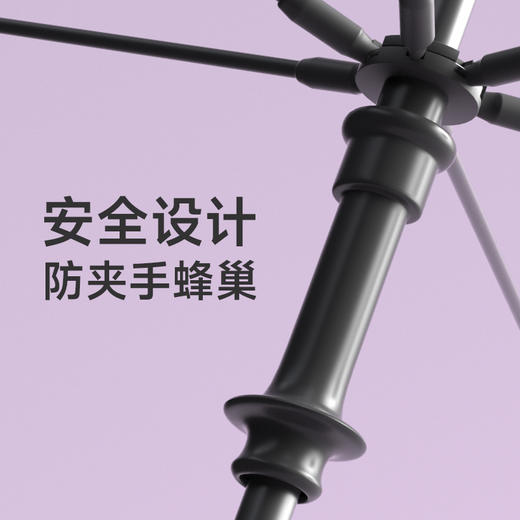 missrain儿童萌伴自带反光条圆角伞 商品图4