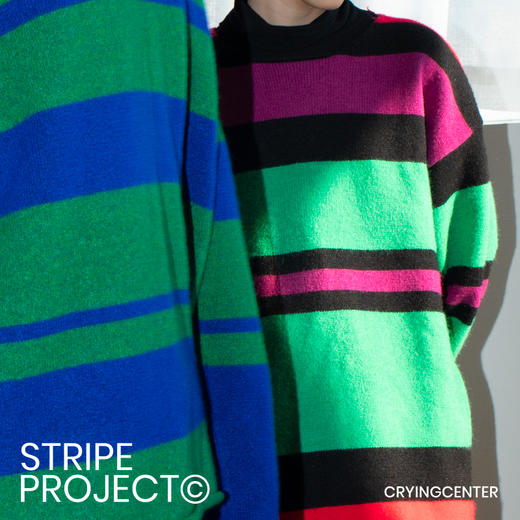 CryingCenter条纹系列走秀款毛衣 商品图3