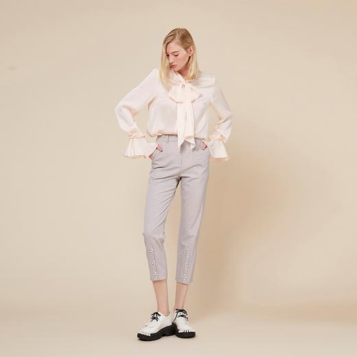 灰色钉珠九分裤 商品图3