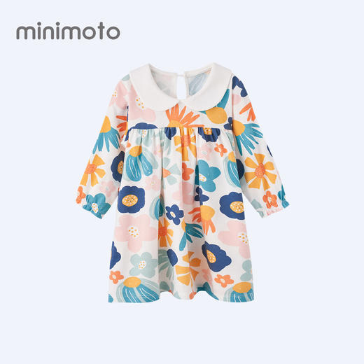 小米米童衣女童连衣裙春夏秋婴儿童装公主裙洋气宝宝裙子纯棉碎花裙MIM-YJ11127 商品图1