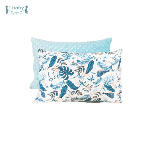 【QHXJ】i-baby双面豆豆安抚枕大枕1-6岁儿童枕宝宝四季通用枕头 商品图1