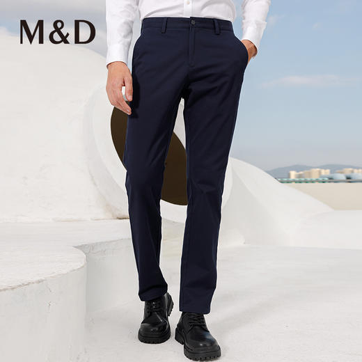 M＆D/名盾商务男士春夏新款微弹直筒休闲男裤百搭工装长裤 商品图0