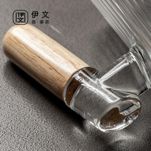 茶杯家用玻璃带盖过滤泡茶杯办公室男女喝茶杯子茶水分离杯 【推荐】心悦玻璃杯胡桃木杯柄（带胡桃木杯垫）K2d 商品图8