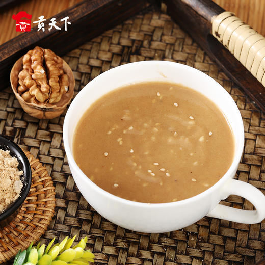 陕西坚果油茶早餐代餐粉五仁咸红枣多口味500g*2袋 商品图1