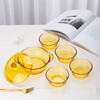 莹润餐具 法式琥珀色耐热玻璃餐具家用耐高温防爆碗盘碟泡面碗透明水果沙拉碗礼盒装 A-YR002/L8 琥珀色 商品缩略图5